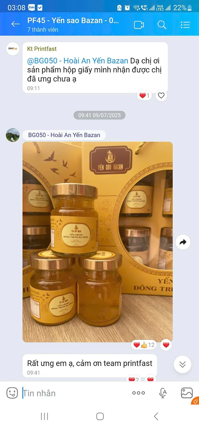 in hộp giấy