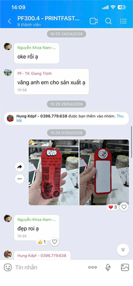 in hộp giấy tại xưởng